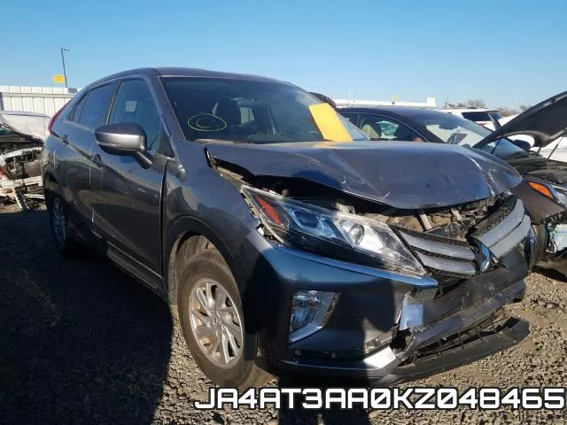 JA4AT3AA0KZ048465 2019 Mitsubishi Eclipse, ES