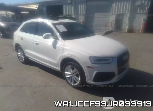 WA1JCCFS3JR033913 2018 Audi Q3, Premium Plus