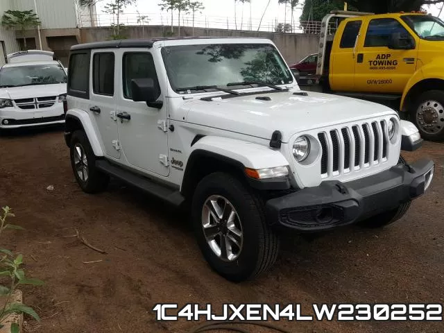 1C4HJXEN4LW230252 2020 Jeep Wrangler, Sahara