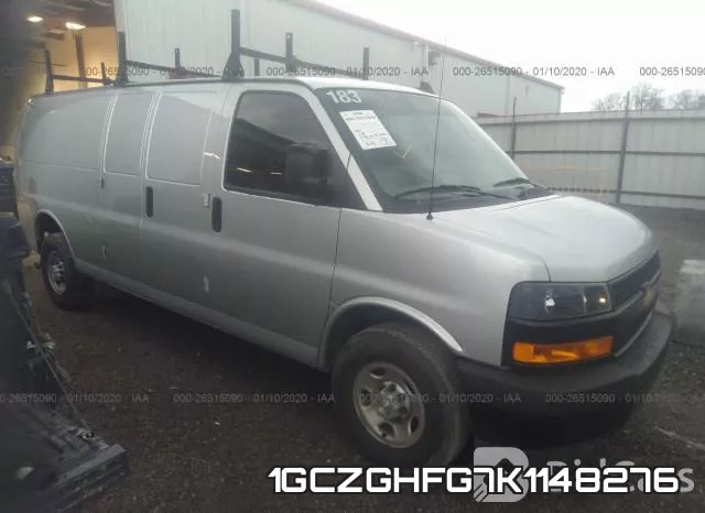 1GCZGHFG7K1148276 2019 Chevrolet Express, Cargo Van