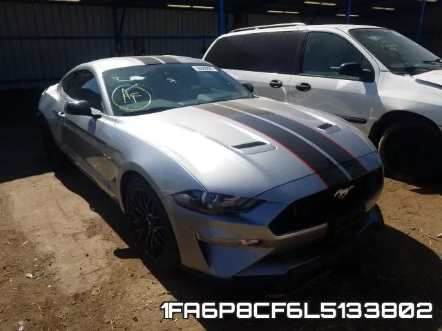 1FA6P8CF6L5133802 2020 Ford Mustang, GT