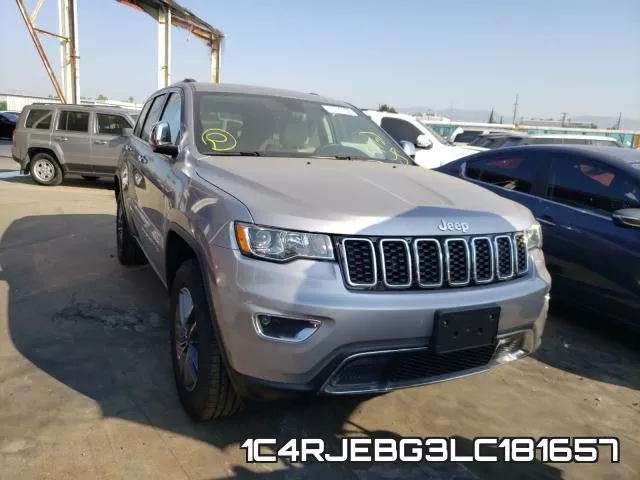1C4RJEBG3LC181657 2020 Jeep Grand Cherokee,  Limited