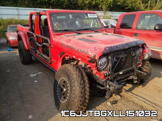 1C6JJTBGXLL151032 2020 Jeep Gladiator, Rubicon