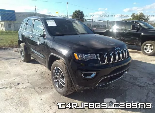 1C4RJFBG9LC289173 2020 Jeep Grand Cherokee, Limited