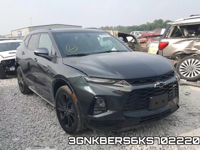 3GNKBERS6KS702220 2019 Chevrolet Blazer, RS