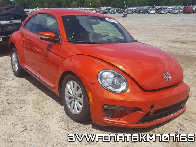 3VWFD7AT8KM707165 2019 Volkswagen Beetle, S