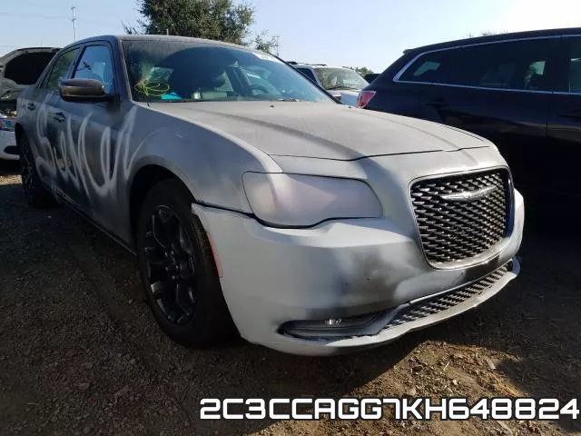 2C3CCAGG7KH648824 2019 Chrysler 300, S