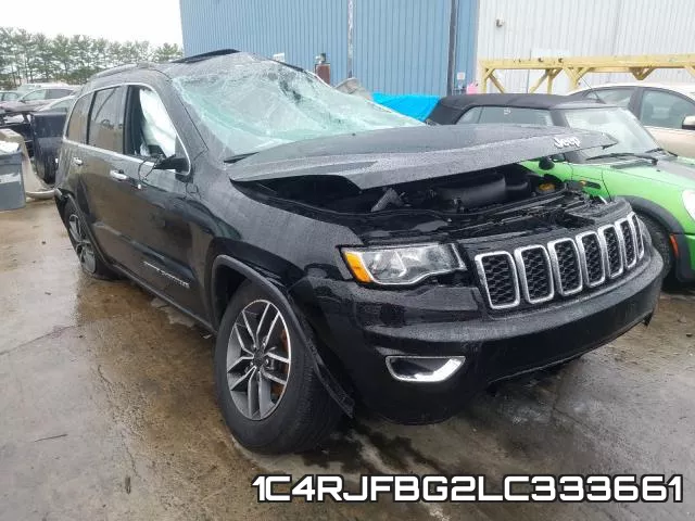 1C4RJFBG2LC333661 2020 Jeep Grand Cherokee,  Limited
