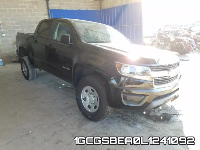 1GCGSBEA0L1241092 2020 Chevrolet Colorado