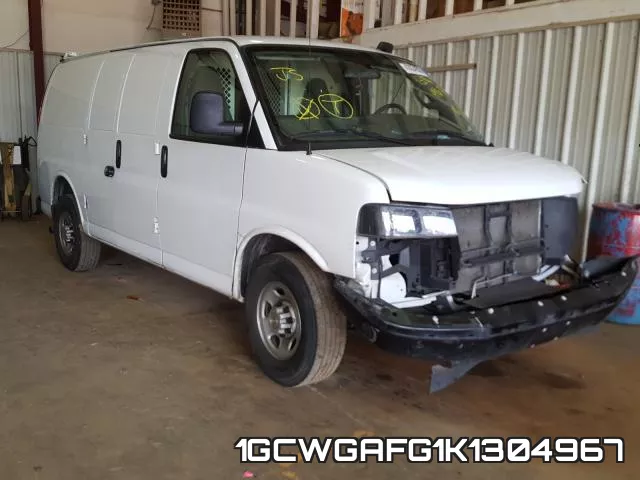 1GCWGAFG1K1304967 2019 Chevrolet Express