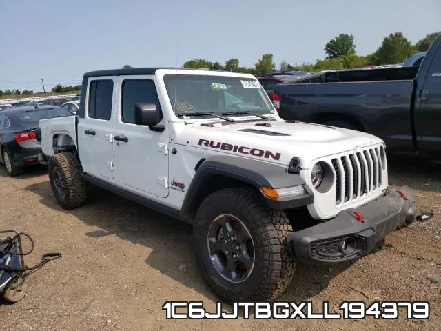 1C6JJTBGXLL194379 2020 Jeep Gladiator, Rubicon
