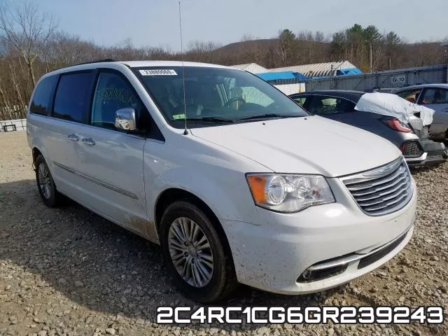 2C4RC1CG6GR239243 2016 Chrysler Town & Country,  Touring L