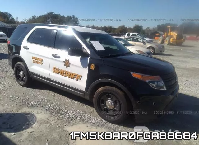 1FM5K8AR0FGA88684 2015 Ford Utility Police Interceptor,