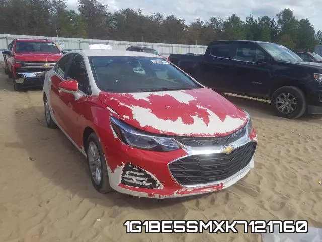 1G1BE5SMXK7121760 2019 Chevrolet Cruze, LT