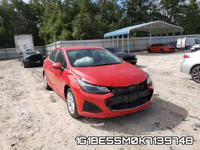 1G1BE5SM0K7139748 2019 Chevrolet Cruze, LT