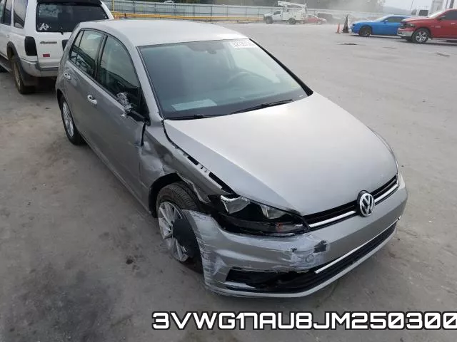 3VWG17AU8JM250300 2018 Volkswagen Golf,  S