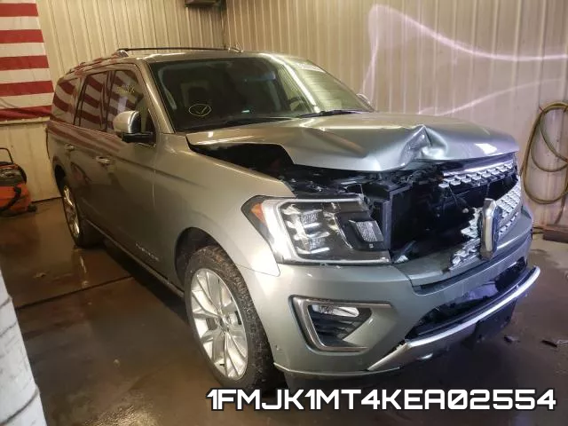 1FMJK1MT4KEA02554 2019 Ford Expedition, Max Platinum