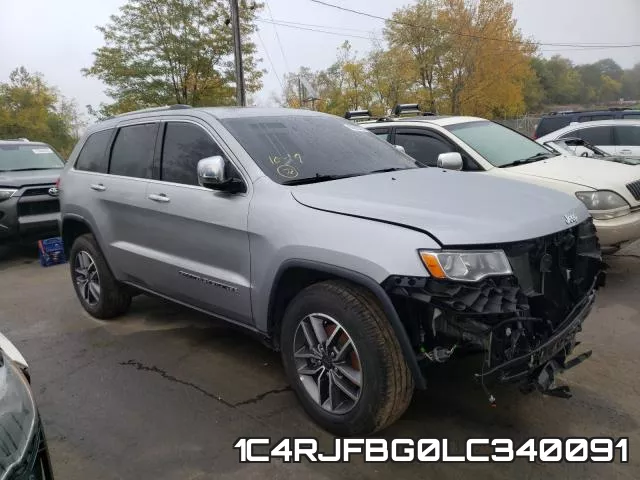 1C4RJFBG0LC340091 2020 Jeep Grand Cherokee,  Limited