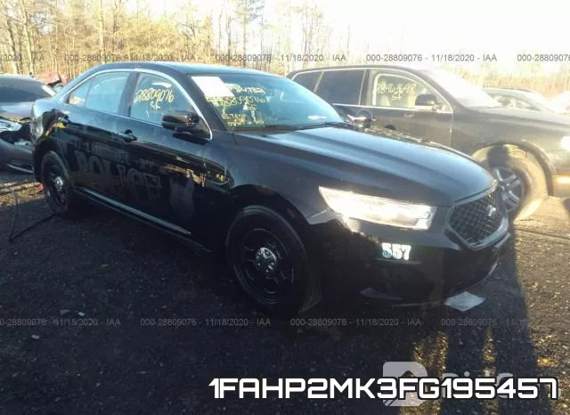 1FAHP2MK3FG195457 2015 Ford Police Interceptor, Sedan