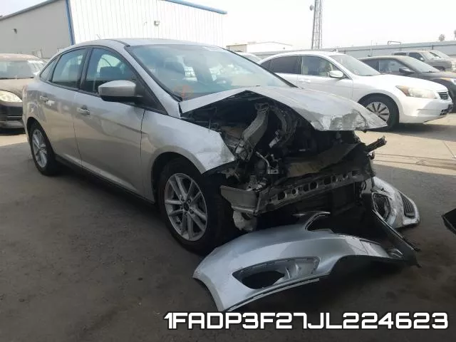 1FADP3F27JL224623 2018 Ford Focus, SE