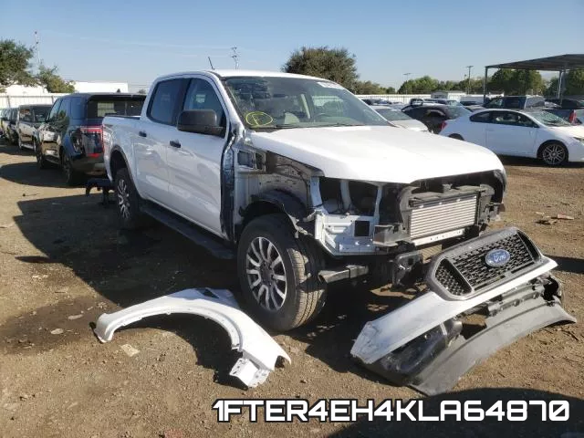 1FTER4EH4KLA64870 2019 Ford Ranger, Supercrew