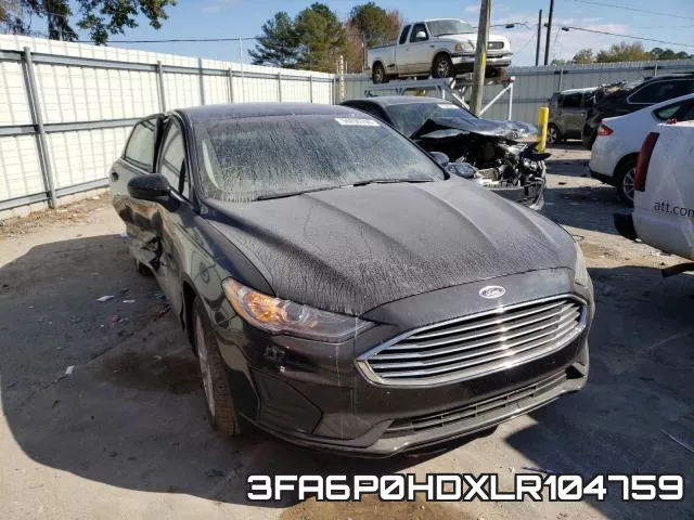 3FA6P0HDXLR104759 2020 Ford Fusion, SE
