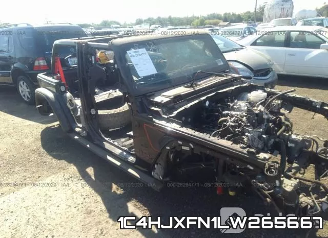 1C4HJXFN1LW265667 2020 Jeep Wrangler, Unlimited Recon