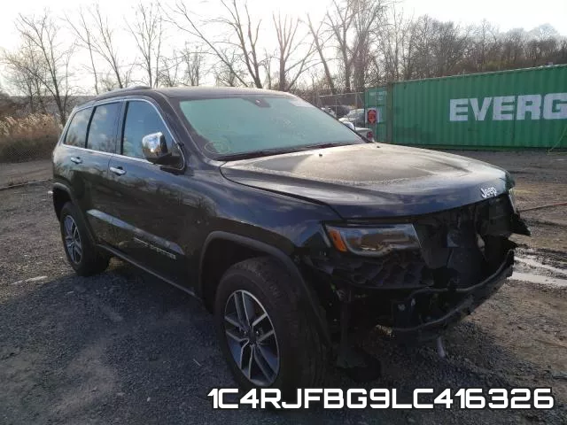 1C4RJFBG9LC416326 2020 Jeep Grand Cherokee,  Limited