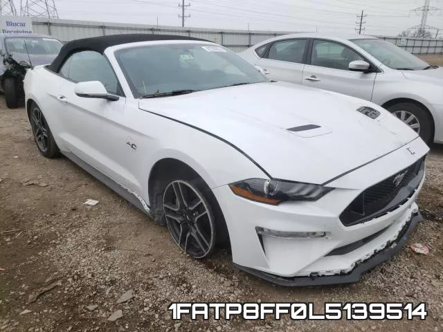 1FATP8FF0L5139514 2020 Ford Mustang, GT