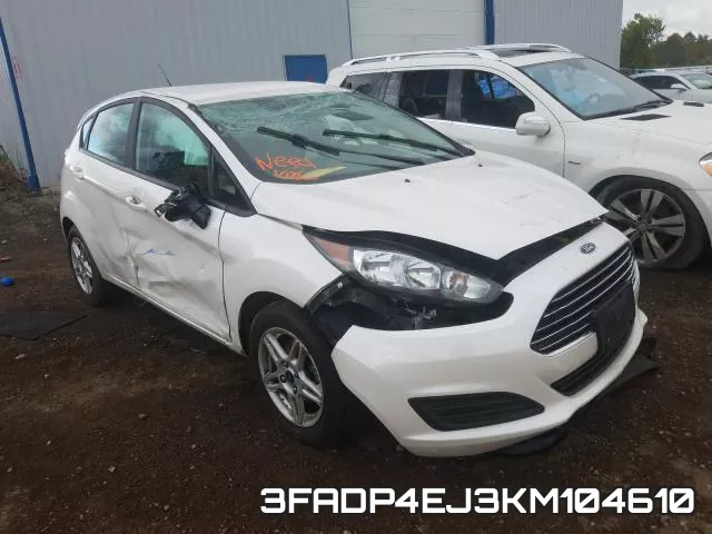 3FADP4EJ3KM104610 2019 Ford Fiesta, SE