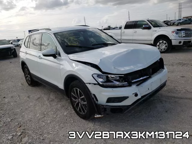 3VV2B7AX3KM131724 2019 Volkswagen Tiguan, SE