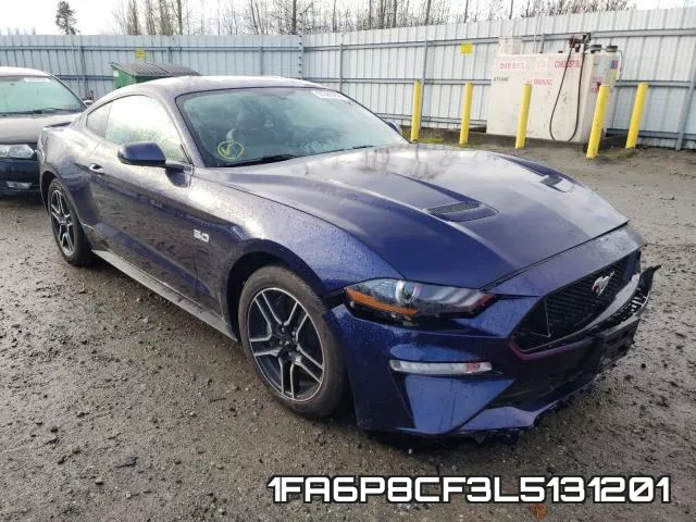 1FA6P8CF3L5131201 2020 Ford Mustang, GT