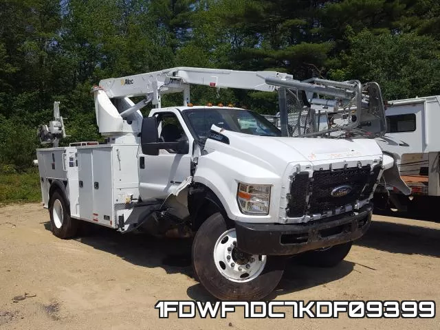 1FDWF7DC7KDF09399 2019 Ford F-750,  Super Duty