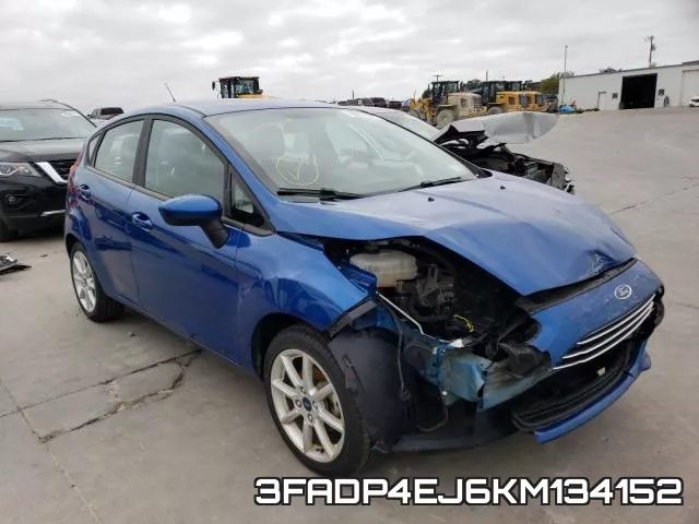 3FADP4EJ6KM134152 2019 Ford Fiesta, SE