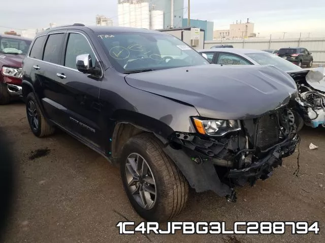 1C4RJFBG3LC288794 2020 Jeep Grand Cherokee,  Limited