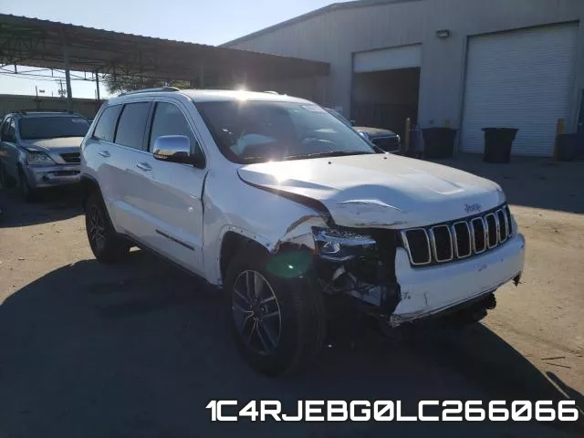 1C4RJEBG0LC266066 2020 Jeep Grand Cherokee,  Limited