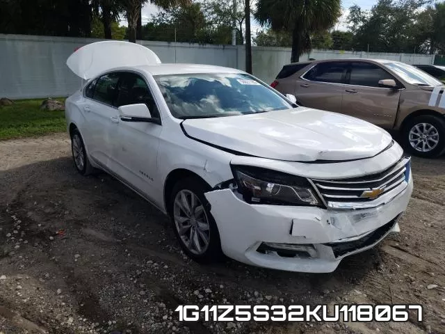 1G11Z5S32KU118067 2019 Chevrolet Impala, LT
