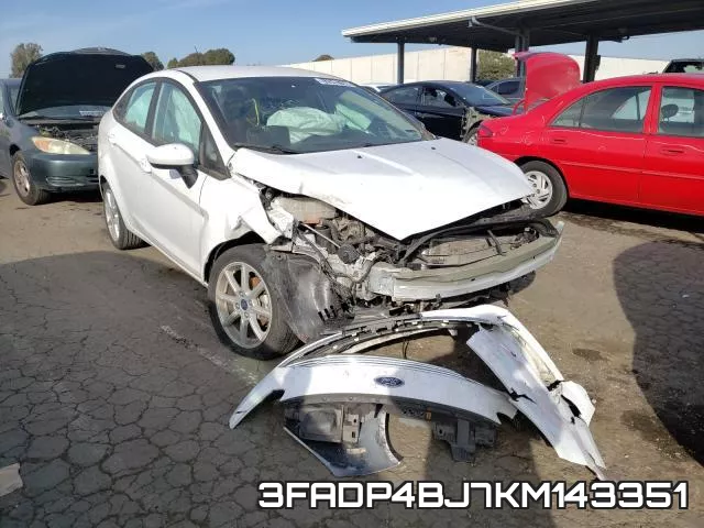 3FADP4BJ7KM143351 2019 Ford Fiesta, SE