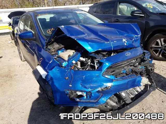 1FADP3F26JL200488 2018 Ford Focus, SE