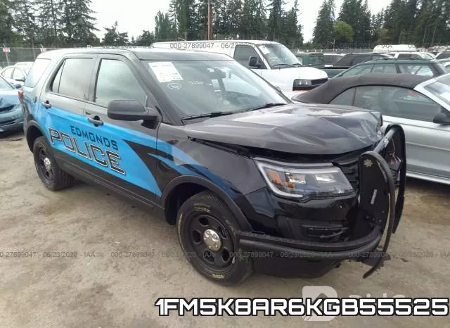 1FM5K8AR6KGB55525 2019 Ford Police Interceptor