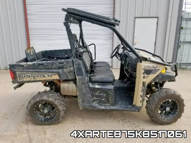 4XARTE875K8517061 2019 Polaris Ranger, Xp 900 Eps