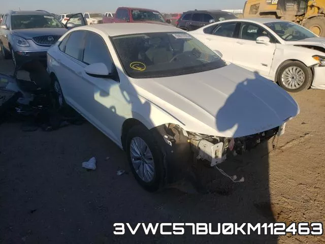 3VWC57BU0KM112463 2019 Volkswagen Jetta, S