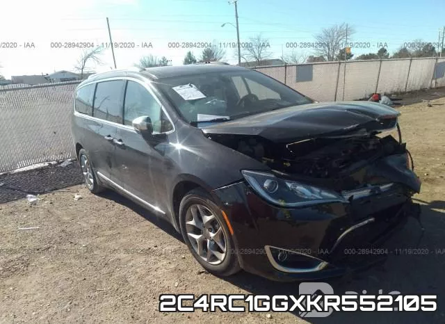 2C4RC1GGXKR552105 2019 Chrysler Pacifica, Limited