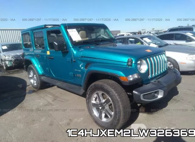 1C4HJXEM2LW326369 2020 Jeep Wrangler, Unlimited Sahara