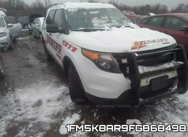 1FM5K8AR9FGB68498 2015 Ford Utility Police Interceptor,