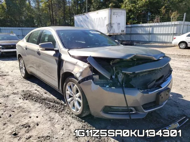 1G11Z5SA0KU134301 2019 Chevrolet Impala, LT