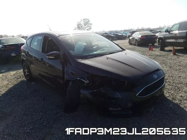 1FADP3M23JL205635 2018 Ford Focus, Sel