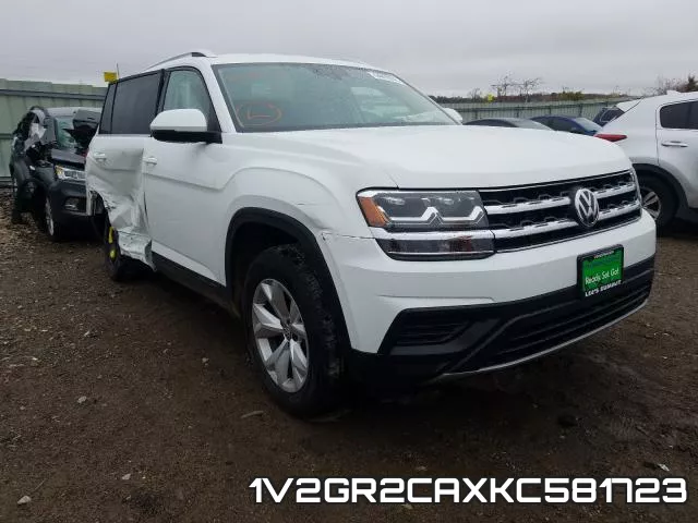1V2GR2CAXKC581723 2019 Volkswagen Atlas, S
