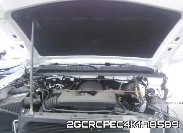 2GCRCPEC4K1178589 2019 Chevrolet Silverado 1500, LD LT