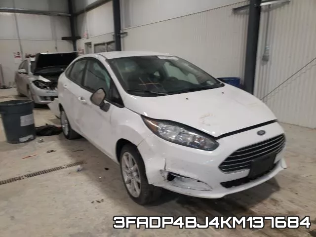 3FADP4BJ4KM137684 2019 Ford Fiesta, SE